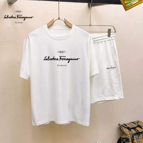 Salvatore Ferragamo Tracksuits Short Sleeved For Men #1350533