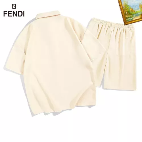 Cheap Fendi Tracksuits Short Sleeved For Men #1350560 Replica Wholesale [$48.00 USD] [ITEM#1350560] on Replica Fendi Tracksuits