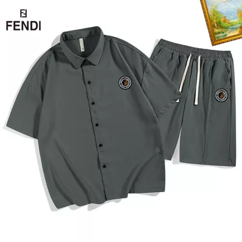 Fendi Tracksuits Short Sleeved For Men #1350561