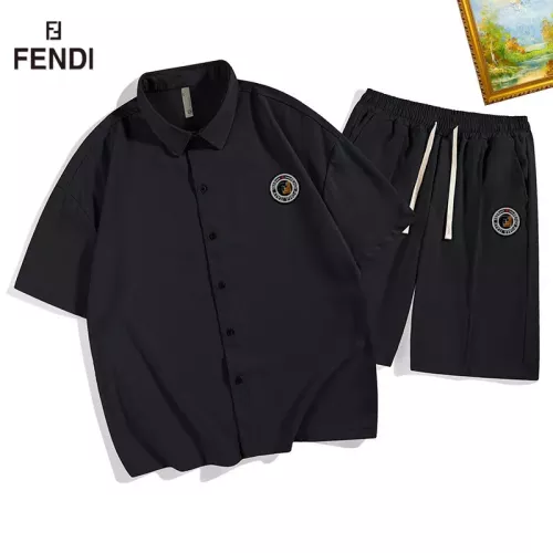 Fendi Tracksuits Short Sleeved For Men #1350562