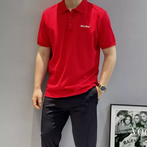Cheap MIU MIU T-Shirts Short Sleeved For Unisex #1350616 Replica Wholesale [$98.00 USD] [ITEM#1350616] on Replica MIU MIU T-Shirts