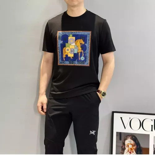 Cheap Hermes T-Shirts Short Sleeved For Men #1350623 Replica Wholesale [$68.00 USD] [ITEM#1350623] on Replica Hermes T-Shirts