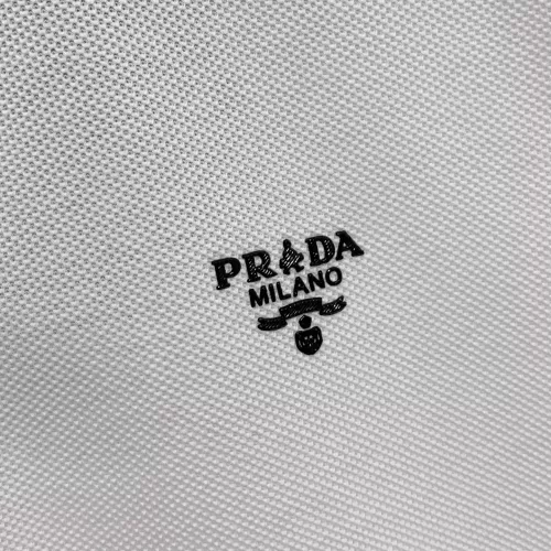 Cheap Prada T-Shirts Short Sleeved For Men #1350676 Replica Wholesale [$76.00 USD] [ITEM#1350676] on Replica Prada T-Shirts
