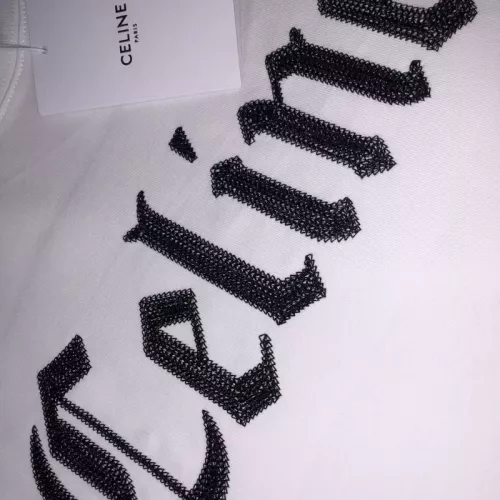 Cheap Celine T-Shirts Short Sleeved For Unisex #1350749 Replica Wholesale [$42.00 USD] [ITEM#1350749] on Replica Celine T-Shirts