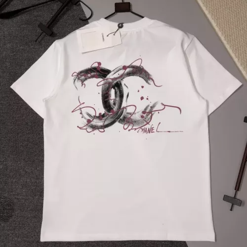 Cheap Chanel T-Shirts Short Sleeved For Unisex #1350751 Replica Wholesale [$42.00 USD] [ITEM#1350751] on Replica Chanel T-Shirts