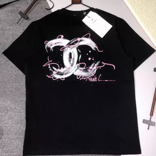 Cheap Chanel T-Shirts Short Sleeved For Unisex #1350752 Replica Wholesale [$42.00 USD] [ITEM#1350752] on Replica Chanel T-Shirts