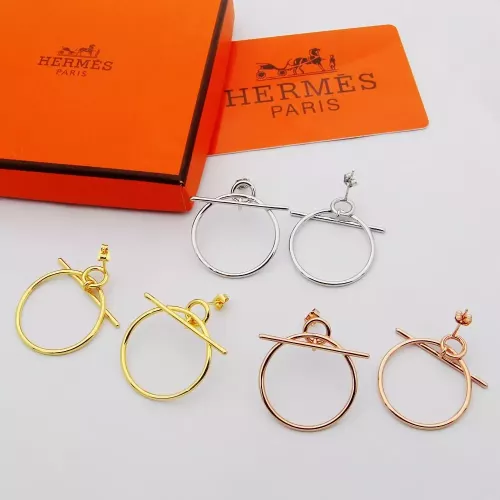 Cheap Hermes Earrings For Women #1350874 Replica Wholesale [$25.00 USD] [ITEM#1350874] on Replica Hermes Earrings