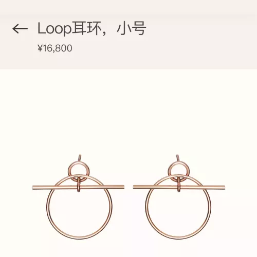 Cheap Hermes Earrings For Women #1350875 Replica Wholesale [$25.00 USD] [ITEM#1350875] on Replica Hermes Earrings