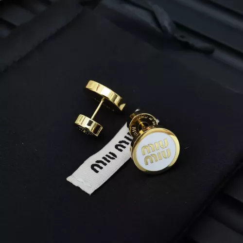 Cheap MIU MIU Earrings For Women #1350882 Replica Wholesale [$27.00 USD] [ITEM#1350882] on Replica MIU MIU Earrings