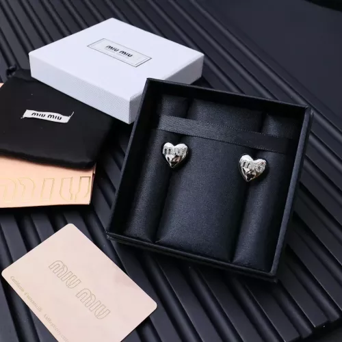 Cheap MIU MIU Earrings For Women #1350888 Replica Wholesale [$25.00 USD] [ITEM#1350888] on Replica MIU MIU Earrings