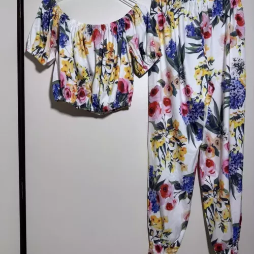 Dolce & Gabbana D&G Tracksuits Short Sleeved For Women #1350892
