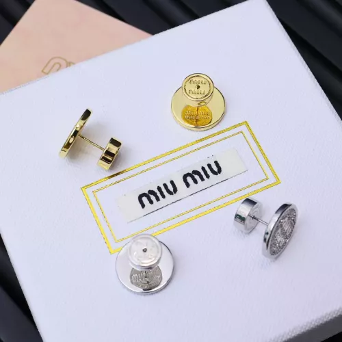 Cheap MIU MIU Earrings For Women #1350894 Replica Wholesale [$27.00 USD] [ITEM#1350894] on Replica MIU MIU Earrings