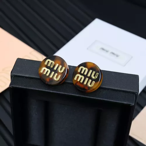 Cheap MIU MIU Earrings For Women #1350899 Replica Wholesale [$29.00 USD] [ITEM#1350899] on Replica MIU MIU Earrings