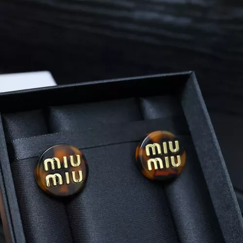 Cheap MIU MIU Earrings For Women #1350899 Replica Wholesale [$29.00 USD] [ITEM#1350899] on Replica MIU MIU Earrings