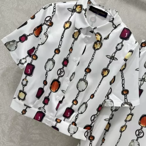 Cheap Louis Vuitton LV Tracksuits Short Sleeved For Women #1350904 Replica Wholesale [$155.00 USD] [ITEM#1350904] on Replica Louis Vuitton LV Tracksuits