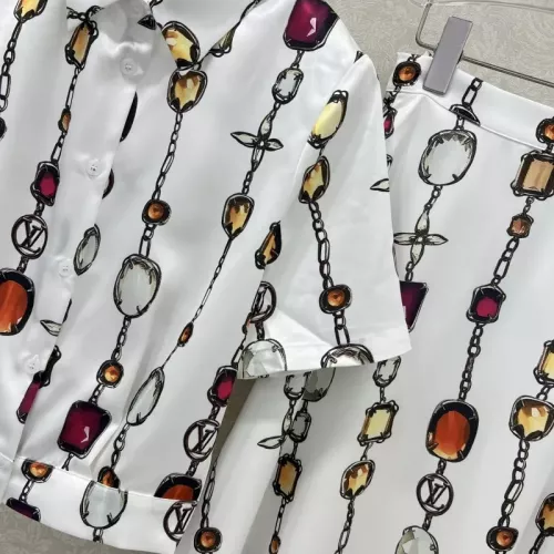Cheap Louis Vuitton LV Tracksuits Short Sleeved For Women #1350904 Replica Wholesale [$155.00 USD] [ITEM#1350904] on Replica Louis Vuitton LV Tracksuits