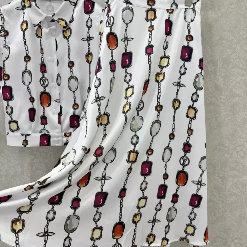 Cheap Louis Vuitton LV Tracksuits Short Sleeved For Women #1350904 Replica Wholesale [$155.00 USD] [ITEM#1350904] on Replica Louis Vuitton LV Tracksuits