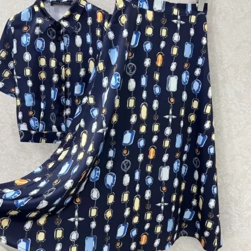 Cheap Louis Vuitton LV Tracksuits Short Sleeved For Women #1350905 Replica Wholesale [$155.00 USD] [ITEM#1350905] on Replica Louis Vuitton LV Tracksuits