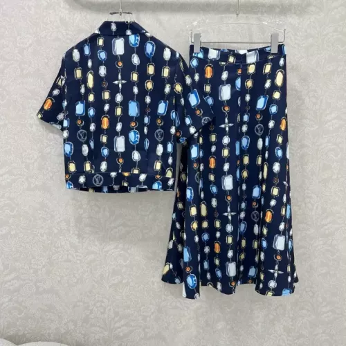 Cheap Louis Vuitton LV Tracksuits Short Sleeved For Women #1350905 Replica Wholesale [$155.00 USD] [ITEM#1350905] on Replica Louis Vuitton LV Tracksuits