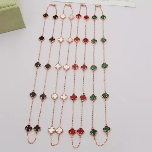 Cheap Van Cleef &amp; Arpels Necklaces For Women #1350930 Replica Wholesale [$39.00 USD] [ITEM#1350930] on Replica Van Cleef &amp; Arpels Necklaces