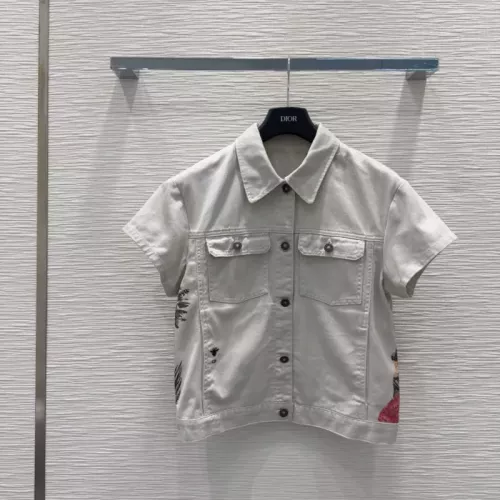Cheap Christian Dior Tracksuits Short Sleeved For Women #1350951 Replica Wholesale [$92.00 USD] [ITEM#1350951] on Replica Christian Dior Tracksuits