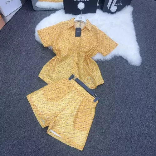 Fendi Tracksuits Short Sleeved For Women #1350956