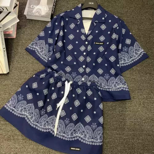 MIU MIU Tracksuits Short Sleeved For Women #1350970