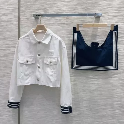Cheap MIU MIU Tracksuits Long Sleeved For Women #1350978 Replica Wholesale [$112.00 USD] [ITEM#1350978] on Replica MIU MIU Tracksuits