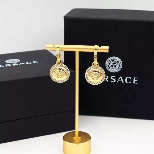 Cheap Versace Earrings For Women #1350994 Replica Wholesale [$27.00 USD] [ITEM#1350994] on Replica Versace Earrings