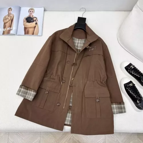Cheap MIU MIU Jackets Long Sleeved For Women #1351022 Replica Wholesale [$105.00 USD] [ITEM#1351022] on Replica MIU MIU Jackets