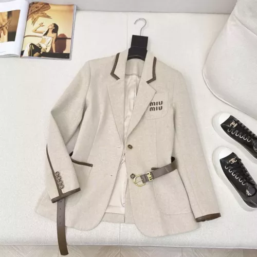 Cheap MIU MIU Jackets Long Sleeved For Women #1351023 Replica Wholesale [$100.00 USD] [ITEM#1351023] on Replica MIU MIU Jackets