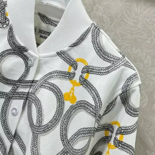 Cheap Hermes Jackets Long Sleeved For Women #1351032 Replica Wholesale [$135.00 USD] [ITEM#1351032] on Replica Hermes Jackets