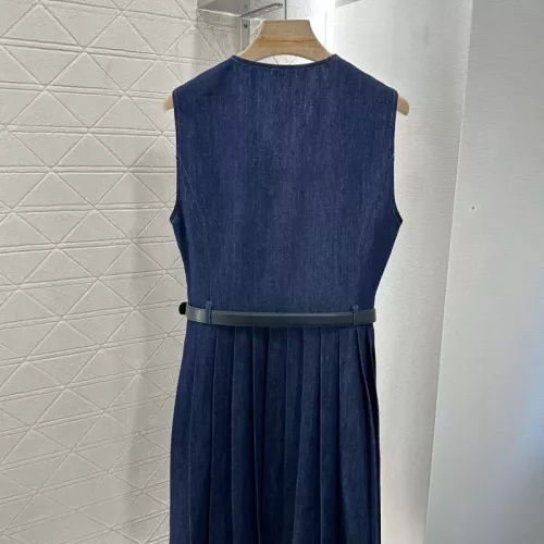Cheap MIU MIU Dresses Sleeveless For Women #1351077 Replica Wholesale [$76.00 USD] [ITEM#1351077] on Replica MIU MIU Dresses