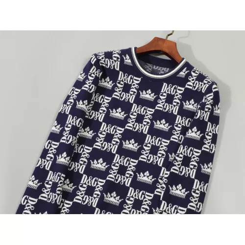 Cheap Dolce &amp; Gabbana D&amp;G Sweaters Long Sleeved For Men #1351095 Replica Wholesale [$42.00 USD] [ITEM#1351095] on Replica Dolce &amp; Gabbana D&amp;G Sweaters