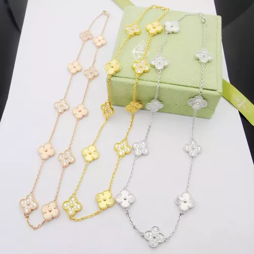 Cheap Van Cleef &amp; Arpels Necklaces For Women #1351201 Replica Wholesale [$42.00 USD] [ITEM#1351201] on Replica Van Cleef &amp; Arpels Necklaces
