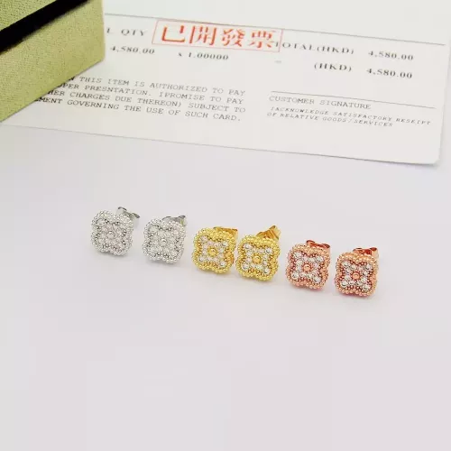 Cheap Van Cleef &amp; Arpels Earrings For Women #1351208 Replica Wholesale [$25.00 USD] [ITEM#1351208] on Replica Van Cleef &amp; Arpels Earrings