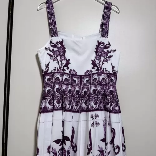 Cheap Dolce &amp; Gabbana Dresses Sleeveless For Women #1351229 Replica Wholesale [$108.00 USD] [ITEM#1351229] on Replica Dolce &amp; Gabbana Dresses