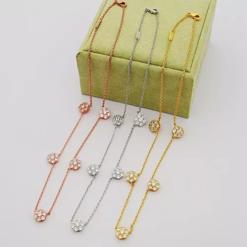 Cheap Van Cleef &amp; Arpels Necklaces For Women #1351360 Replica Wholesale [$27.00 USD] [ITEM#1351360] on Replica Van Cleef &amp; Arpels Necklaces