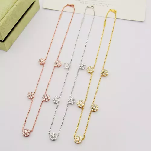 Cheap Van Cleef &amp; Arpels Necklaces For Women #1351360 Replica Wholesale [$27.00 USD] [ITEM#1351360] on Replica Van Cleef &amp; Arpels Necklaces