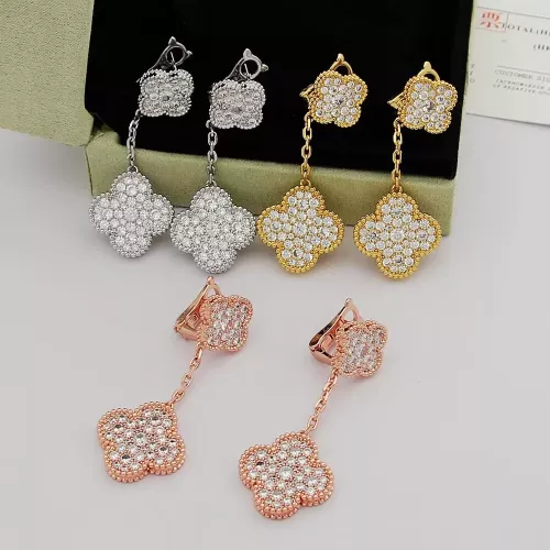 Cheap Van Cleef &amp; Arpels Earrings For Women #1351370 Replica Wholesale [$34.00 USD] [ITEM#1351370] on Replica Van Cleef &amp; Arpels Earrings