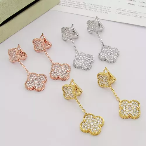 Cheap Van Cleef &amp; Arpels Earrings For Women #1351370 Replica Wholesale [$34.00 USD] [ITEM#1351370] on Replica Van Cleef &amp; Arpels Earrings