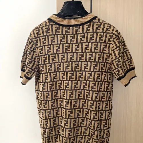 Cheap Fendi Sweaters Short Sleeved For Women #1351396 Replica Wholesale [$98.00 USD] [ITEM#1351396] on Replica Fendi Sweaters