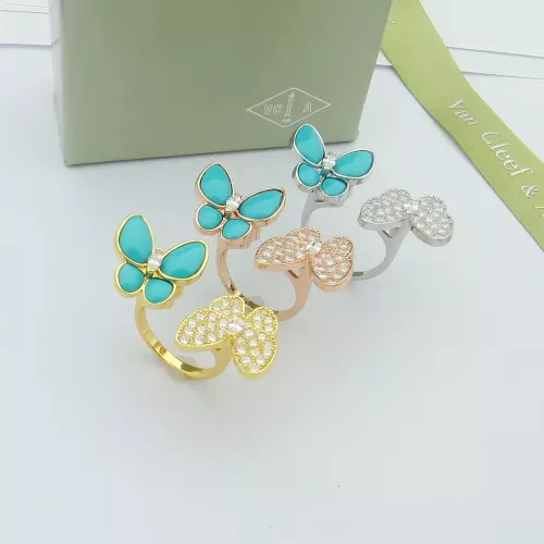 Cheap Van Cleef &amp; Arpels Rings For Women #1351397 Replica Wholesale [$29.00 USD] [ITEM#1351397] on Replica Van Cleef &amp; Arpels Rings