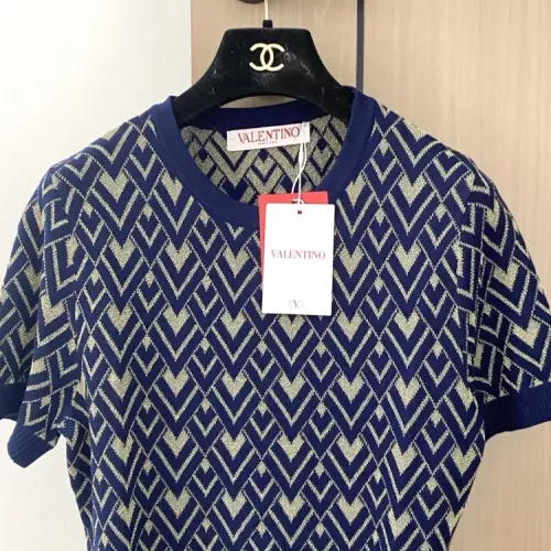 Cheap Valentino Sweaters Short Sleeved For Women #1351406 Replica Wholesale [$96.00 USD] [ITEM#1351406] on Replica Valentino Sweaters