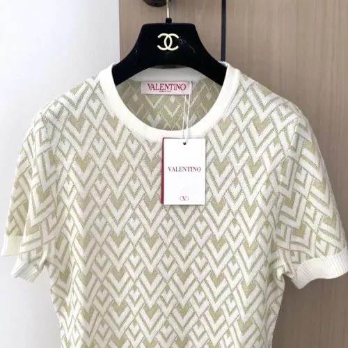 Cheap Valentino Sweaters Short Sleeved For Women #1351407 Replica Wholesale [$96.00 USD] [ITEM#1351407] on Replica Valentino Sweaters