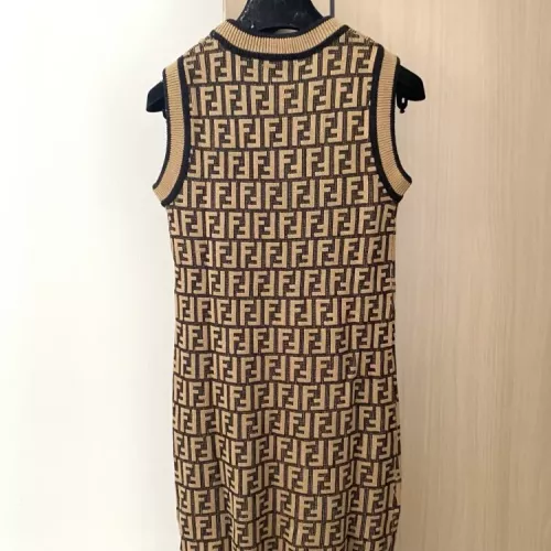 Cheap Fendi Dresses Sleeveless For Women #1351417 Replica Wholesale [$98.00 USD] [ITEM#1351417] on Replica Fendi Dresses