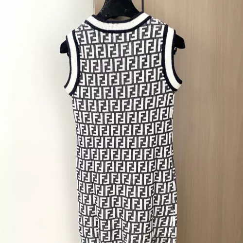 Cheap Fendi Dresses Sleeveless For Women #1351419 Replica Wholesale [$98.00 USD] [ITEM#1351419] on Replica Fendi Dresses