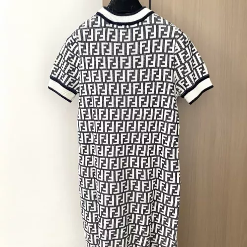 Cheap Fendi Dresses Short Sleeved For Women #1351421 Replica Wholesale [$100.00 USD] [ITEM#1351421] on Replica Fendi Dresses