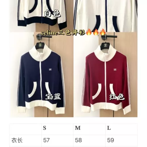 Cheap Celine Jackets Long Sleeved For Women #1351441 Replica Wholesale [$105.00 USD] [ITEM#1351441] on Replica Celine Jackets