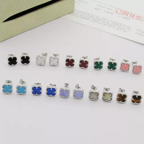 Cheap Van Cleef &amp; Arpels Earrings For Women #1351510 Replica Wholesale [$25.00 USD] [ITEM#1351510] on Replica Van Cleef &amp; Arpels Earrings